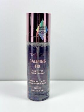 Revolution Calming Fix Amethyst Fixing Spray - Purple Metallic Cap